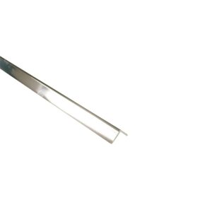 15x15 External Angle | Chrome | Plastic Cladding Trim | 2600mm