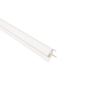 2-Part Universal Corner | White | Plastic Cladding Trim | 2600mm