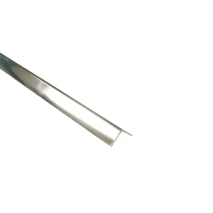20x20 External Angle | Chrome | Plastic Cladding Trim | 2600mm
