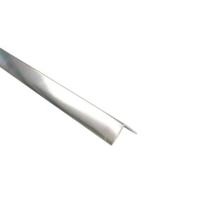 25x25 External Angle | Chrome | Plastic Cladding Trim | 2600mm