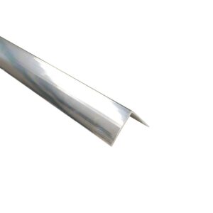 40x40 External Angle | Chrome | Plastic Cladding Trim | 2600mm