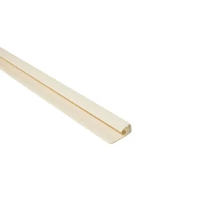 2-Part 8mm End Profile – Beige – Plastic | PVC Bathroom Cladding Trim