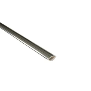 19mm Chrome Quadrant Profile | Plastic Cladding Trim | 2600mm