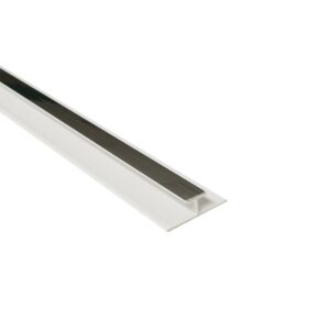 10.5mm Mid Joint – Chrome – Plastic | PVC Bathroom Cladding Trim