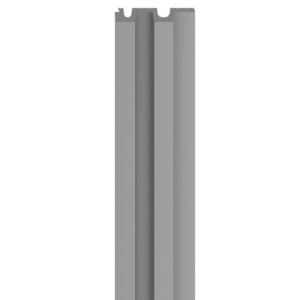 Linerio L-Line Grey Slat Panel | 2650x122mm Interior Wall Cladding (Per Panel)