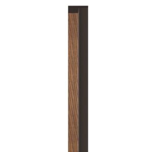 Linerio L-Line Mocca Left Hand Trim | Slat Panel Finishing Profile | 2650mm