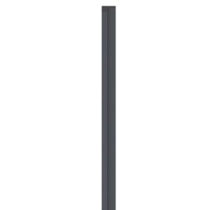 Linerio S-Line Anthracite Left Hand Trim | Slat Panel Finishing Profile | 2650mm