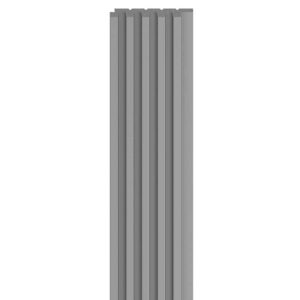 Linerio S-Line Grey Slat Panel | 2650x122mm Interior Wall Cladding (Per Panel)
