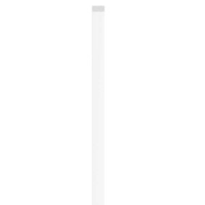 Linerio S-Line White Universal Trim | Slat Panel Finishing Profile | 2650mm