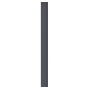 Linerio M-Line Anthracite Left Hand Trim | Slat Panel Finishing Profile | 2650mm