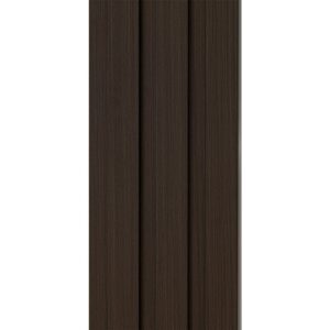 Thermo-Slat Hickory Brown PVC Slat Panel | 2600x200mm Thermally Insulated Feature Wall Cladding (Per Panel)
