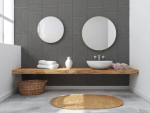 Elegance Mineral Tile Shale PVC Wall Cladding Tile | 2700x300mm Bathroom Cladding