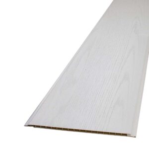 Decorceil White Wood / White V 2.7m PVC Ceiling Cladding Panel | 2700mmx250mm (Per Panel)