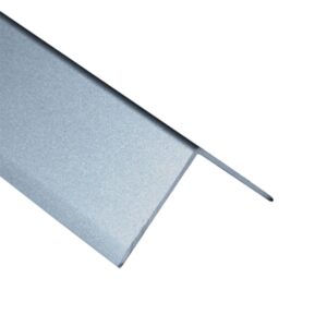 Decortrim – 20mm x 20mm x 2.6m – Metal External Angle Trim – Matt Silver | Metal Bathroom Cladding Trim