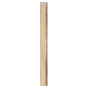 Linerio M-Line Natural Left Hand Trim | Slat Panel Finishing Profile | 2650mm