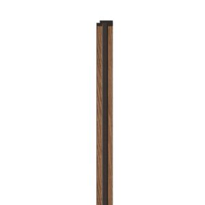Linerio S-Line Mocca Right Hand Trim | Slat Panel Finishing Profile | 2650mm