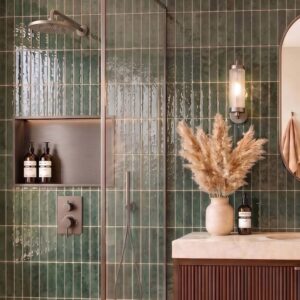Tactura Flow Nordic Green Solid Wall Panel | 2600 x 900mm