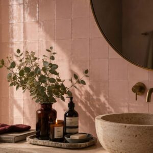 Tactura Nomad Blush Solid Wall Panel | 2600 x 900mm