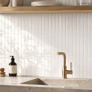 Tactura Pulse Ivory Solid Wall Panel | 2600 x 900mm